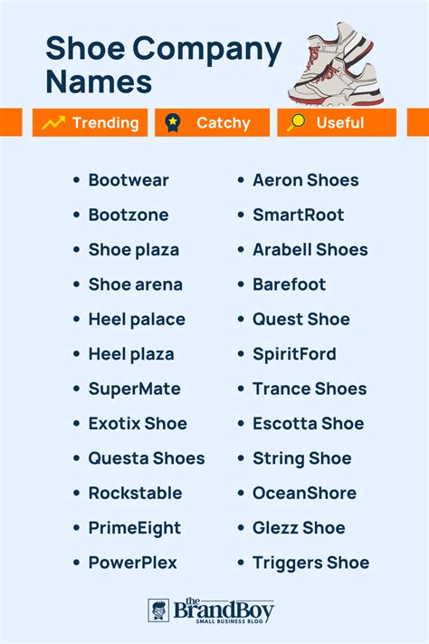 fake shoe company names|shoe brand name ideas.